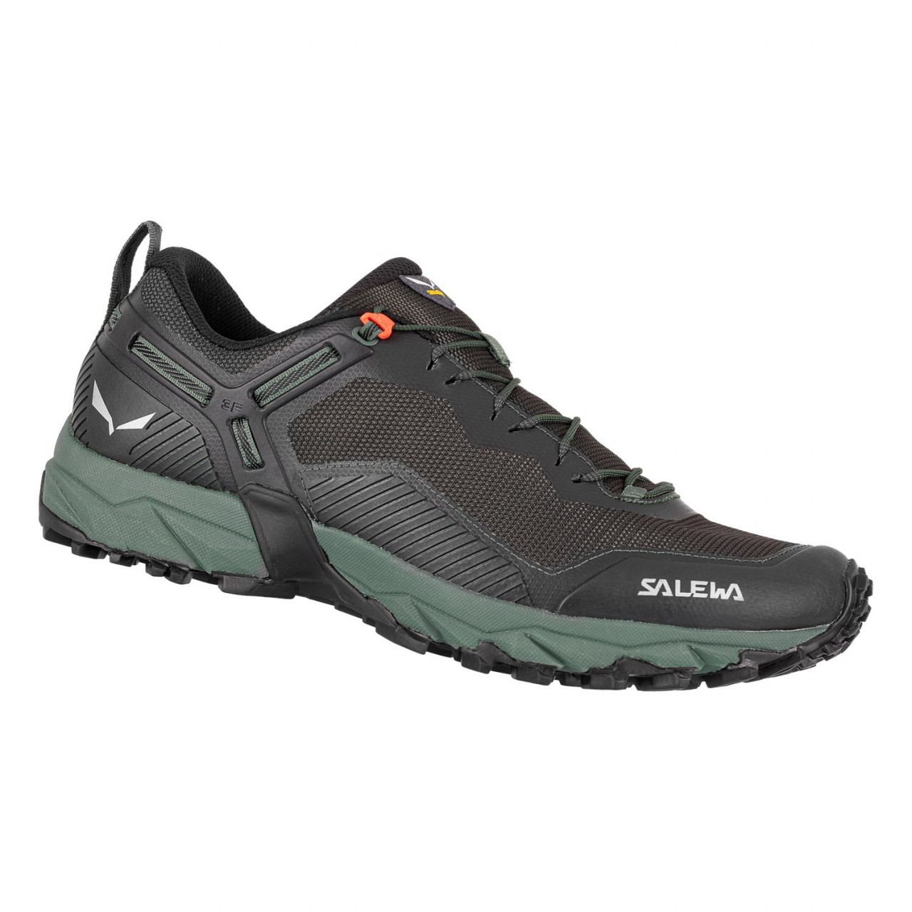 Zapatillas De Montaña Hombre Chile - Salewa Ultra Train 3 - Verde/Negras - SWPT-93465